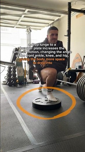 Front Foot Elevated Drop Lunge | Deep Tier Yielding Plyometric