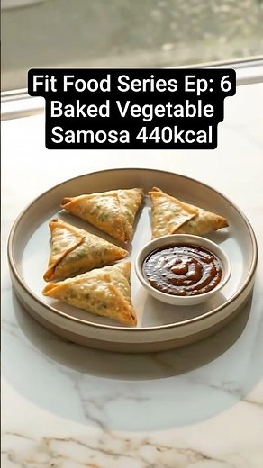Vegetable Samosa Recipe - Fit Food Series: Ep 6 - Baked Samosa Recipe #ytshorts #viral #samosa