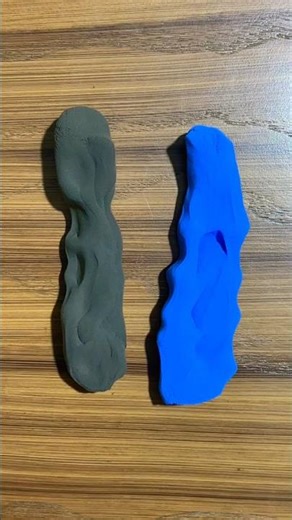 Mixing Black & Blue Clay… The Final Color Is Insane!