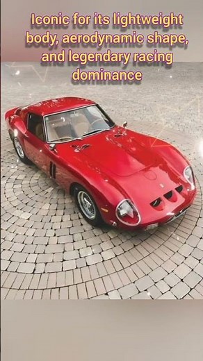 1962 Ferrari 250 GTO – The $70 Million Legend#ferrari