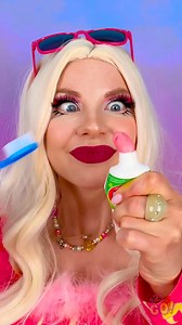 How to make an ice cream from toothpaste #123gofood #foodhacks #parentingtips | 123 GO