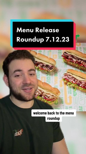 New Menu Items at Major Food Chains - Menu Roundup 7.12.23