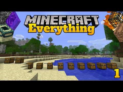Debug Chests and Duping || Beta 1.6 Test Build 3 || Collecting Everything In Minecraft Ep.1