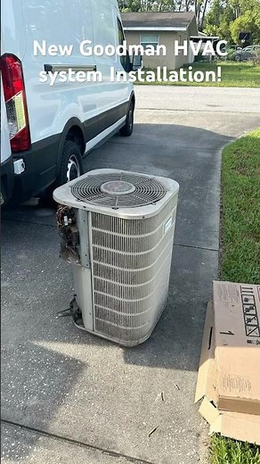 New Goodman HVAC System installation!!