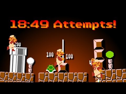 4:54.3xx/.4xx SMB1 Any% WR Attempts! (DAY 1)