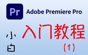 【入门教程】Adobe Premiere Pro 2020 小白入门教程（1）