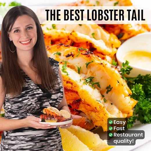 Learn how to cook lobster tails perfectly: all you need to know! I’ll show you how to butterfly them the BEST broiled lobster tail recipe (all in just 20 minutes). ⬇️⬇️⬇️ CLICK FOR RECIPE ⬇️⬇️⬇️ 🖨️ PRINTABLE RECIPE & MACROS: https://www.wholesomeyum.com/the-best-broiled-lobster-tail-recipe/ | Wholesome Yum - Easy Healthy Recipes