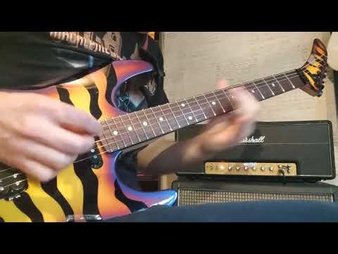 George Lynch: Dokken-Unchain the night 2nd SOLO (Beast f/t East-take 1) played over backing track