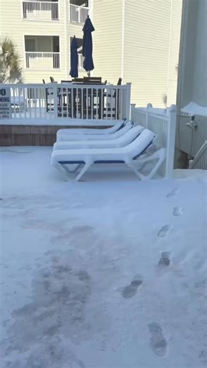 To our Sands Beach Club Owners & Guests, ❄️🌊 We wanted to share a quick update and a few photos from the resort following this weekend’s unusual winter weather. The snowfall gave us a rare and beautiful look at the property, and our team is continuing to monitor conditions to ensure everything remains safe and accessible. A special thank you to our Board President for sharing these wonderful photos and helping us capture this unique moment at Sands Beach Club. Thank you for being part of the Sa