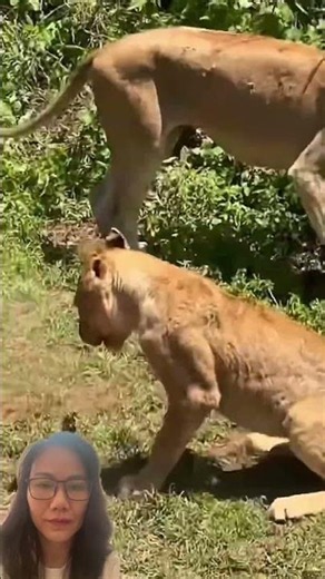 Lions vs Baboons: Who Wins? 🦁🐒 #wildlife #nature