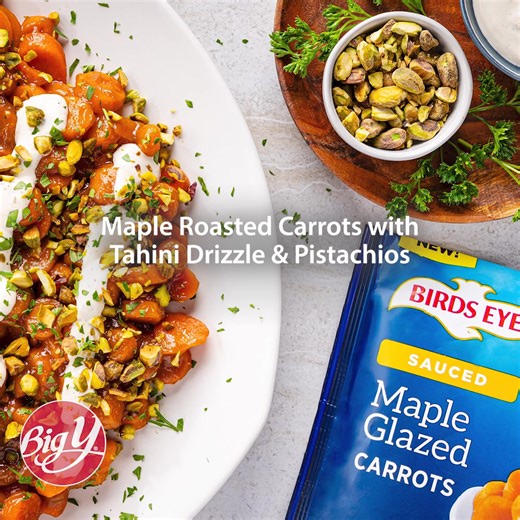 60 reactions · 5 comments | This easy dish combines the sweetness of maple syrup with nutty, rich flavors, creating a flavorful twist on traditional roasted veggies. Ingredients available at your local Big Y. | Big Y World Class Market | Facebook