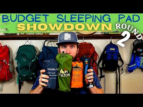 BEST BUDGET SLEEPING PAD Round 2! | 3 More Backpacking Sleeping Pads Tested & Reviewed