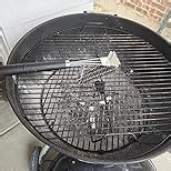 TNTOR Grill Brush with Scraper, 18" Adjustable Handle BBQ Grill Brush for Outdoor Grill, Extra Strong Grill Cleaner Accessories for Grill/Smoker/Gas/Charcoal Grill Cleaning-Grill Gifts for Men/Dad