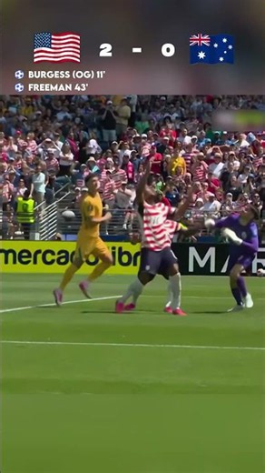USA 2-0 Australia Highlights 🔥 #WC2026