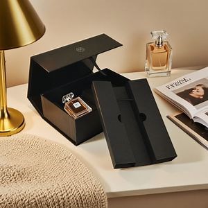 [Hot Item] Custom Square Gift Boxes with Logo Luxury Packaging Perfume Bottles Box Empty Flip Present Box