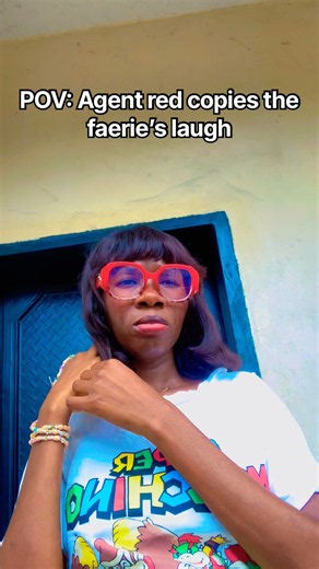 #pov agent red copies the faeries laugh #funny #lipsyncs #shortsfeed #acting #relatable
