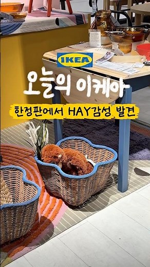 요즘 컬러맛집 이케아에서 한정판 쇼핑💝 #이케아 #이케아추천템 #옴미엥에