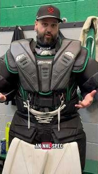 HOW TO tuck in a chest protector #goaliegearsnob #howto #goaliegear