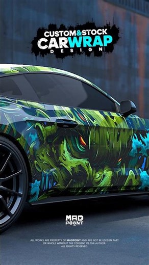 «Cthulhu» - Custom & Stock CARWRAP Design by MadPoint
