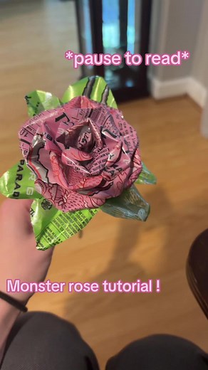 DIY Monster Rose Tutorial Using Cans