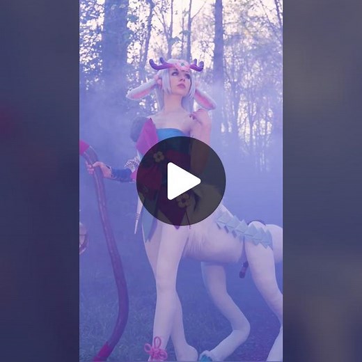 Took my centaur cosplay to a forest 🍃 #leagueoflegends#cosplay#leagueoflegendscosplay