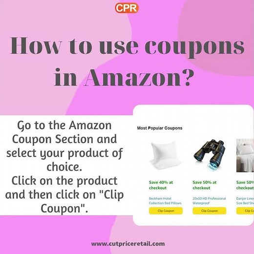 How to use coupon in Amazon?