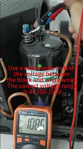 FOGATTI RV air conditioning test compressor component voltage guidance