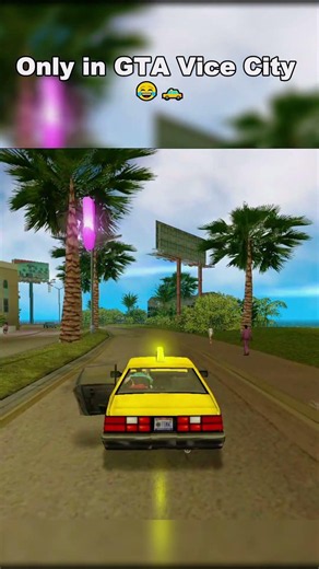 Only in GTA Vice City 😂🚕 #shorts #funny