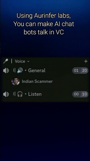 Make Discord Fun with AI Voice Chat Bots | AurInfer Labs #ai #openai #shorts