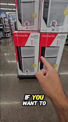 WALMART REFRIGERATOR FOR $4 AT WALMART😱