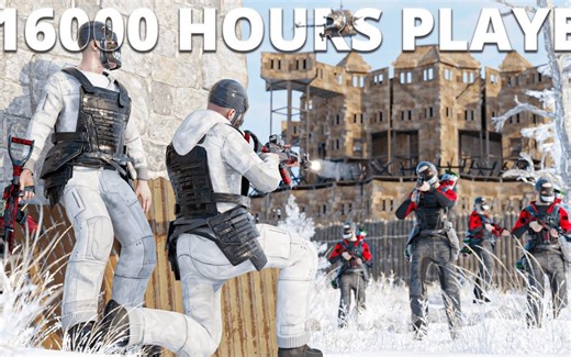 16000小时玩家对抗大团队 RUST VG