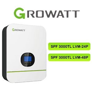 [Hot Item] Growatt SPF3000tllvm24p SPF 3000tl Lvm-24p 3kw Single Phase 145VDC off-Grid Storage Inverter for Solar Power Energy System