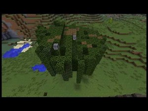 ComputerCraft - Press Button Turtle Build, Ep 09: Huge weeping willow
