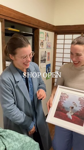 PRINT SHOP IS OFFICIALLY OPEN❤️ Link is in my bio, but comment “MEEEE” if you’d like the details and the link to be sent to your inbox. After weeks and weeks of trying to work with customer support, the shop is officially online. Even though I’ve been selling prints privately for the past 10 years, I finally wanted to give the work a proper home. Taking this step is a new thing for me. Part of me was resisting it for a while, but now after hesitating for way longer than I should have, it’s here.