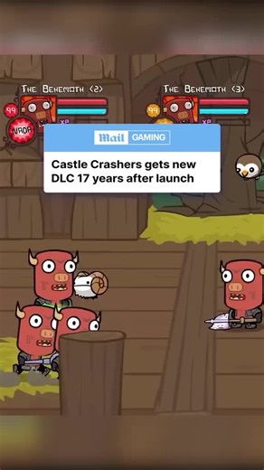 Daily Mail Gaming on Instagram: "Seventeen years after its original Xbox Live Arcade debut, Castle Crashers is getting a brand-new DLC update. The upcoming “Painter Boss Paradise” DLC introduces a custom character creator, letting players upload their own art to design heroes and weapons. Fans can also play as a new character, Paint Junior, who wields artistic tools in battle. The DLC launches August 6, 2025, exclusively on PC via Steam, due to its reliance on the Steam Workshop. #castlecrashers