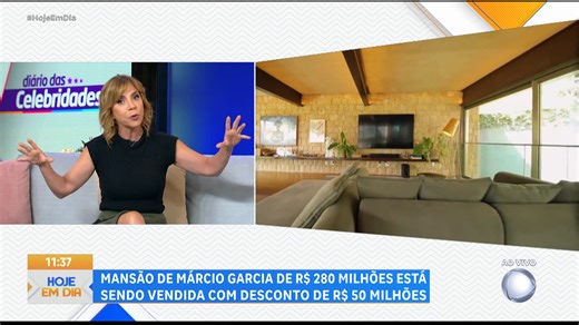 7.5K views · 117 reactions | Agora sim está barato!  Márcio Garcia está vendendo a mansão com desconto de R$ 50 milhões.  O casarão vale R$ 280 milhões e está localizado no Rio de Janeiro. Olha só! #HojeEmDia | Programa Hoje em Dia | Facebook