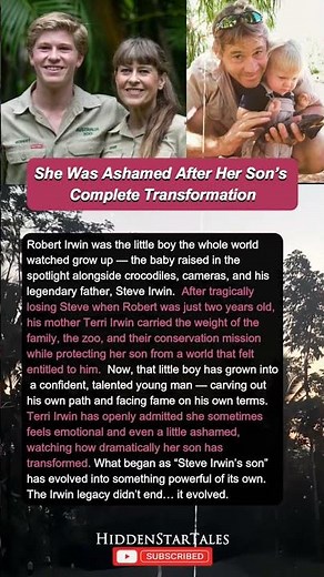 Terri Irwin Was Ashamed After Her Son’s Complete Transformation