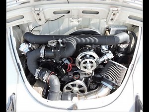 341HP Turbo VW Beetle Cold Start & Warm Up