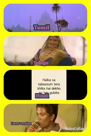 🌈 Roja Roja Song in 3 Languages 🎦 | Multilingual Tamil Telugu Hindi | #Shorts #viral #arrahman