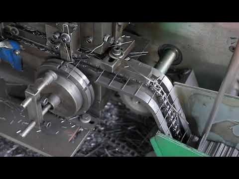 The production process of fish hooks