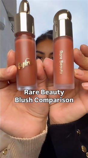 Chamoy vs Resilience 👀 Rare Beauty Blush Comparison | Rare Routine 🌶️🤎