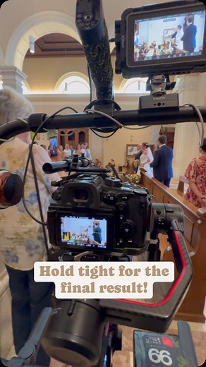 Wedding Films Worldwide. | Capture the magic as I take you behind the scenes in this epic POV reel! Watch every step I take as I film the bride’s grand entrance into... | Instagram