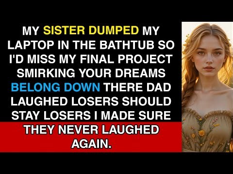 “My Sister Dumped My Laptop In Bathtub So I’d Miss My Final Project Dad Laughed, ‘Losers Stay Losers