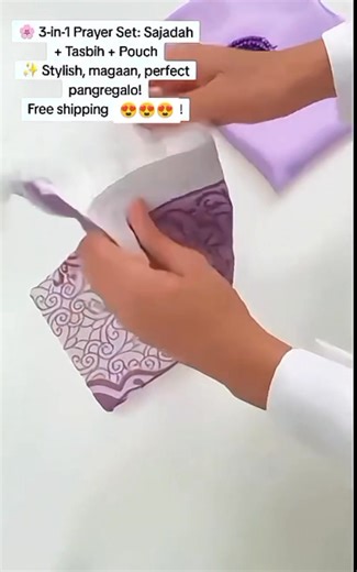 Muslim prayer mat Portable prayer rug Prayer beads set Ramadan gift Travel prayer mat Outdoor worship carpet Prayer mat with storage bag Islamic prayer set Prayer rug for women Muslim prayer accessories #PrayerMat #RamadanGift #MuslimPrayer #PortablePrayerRug #sajadah | Baiwata Lansao Alcarez | Facebook