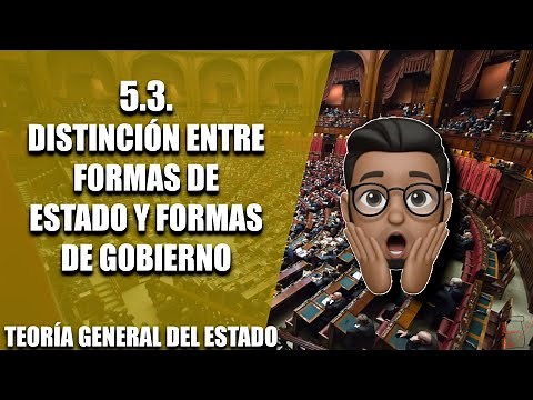 Distinción entre formas de Estado y formas de Gobierno