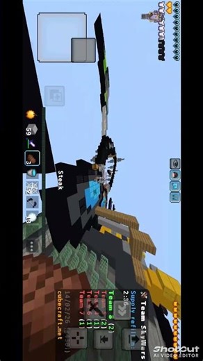 Bro really thought he could escape the sync... 💀 (Part 4) #Skywars #Aura #minecraft #shorts #mcpe