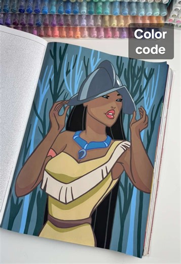 Repainting a Disney Picture: Color Code Revealed!