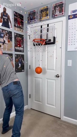 Turn Your Room Into a Basketball Court! 🏀 Mini Indoor Hoop Available Now! (Check Description)