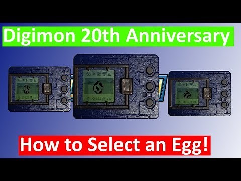 How to Choose your Egg - 20th Anniversary Digimon Digivice