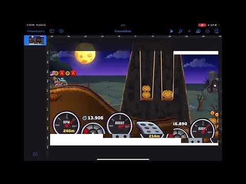 Watch me create a HCR2 map in 12 easy steps - pumpkin smash 2 - hill climb racing 2